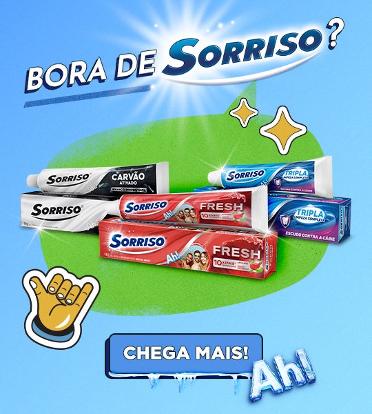 Bora conhecer os cremes dentais de Sorriso! Chega mais!