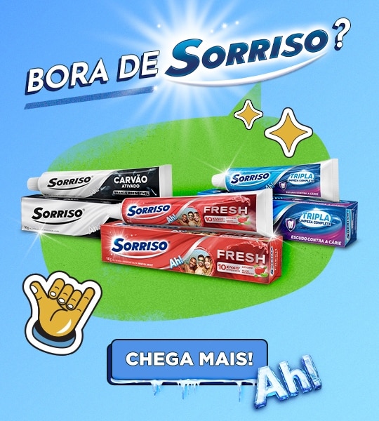 Bora conhecer os cremes dentais de Sorriso! Chega mais!